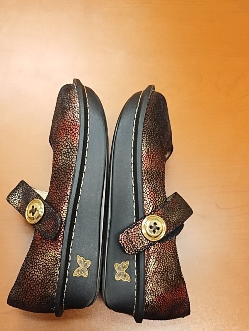 Alegria Paloma Mary Jane  in Multicolor Metallic Pebble - Picture 6 of 9